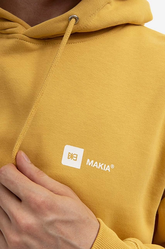 yellow Makia cotton sweatshirt