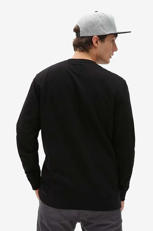 Vans cotton sweatshirt CLASSIC CREW II black