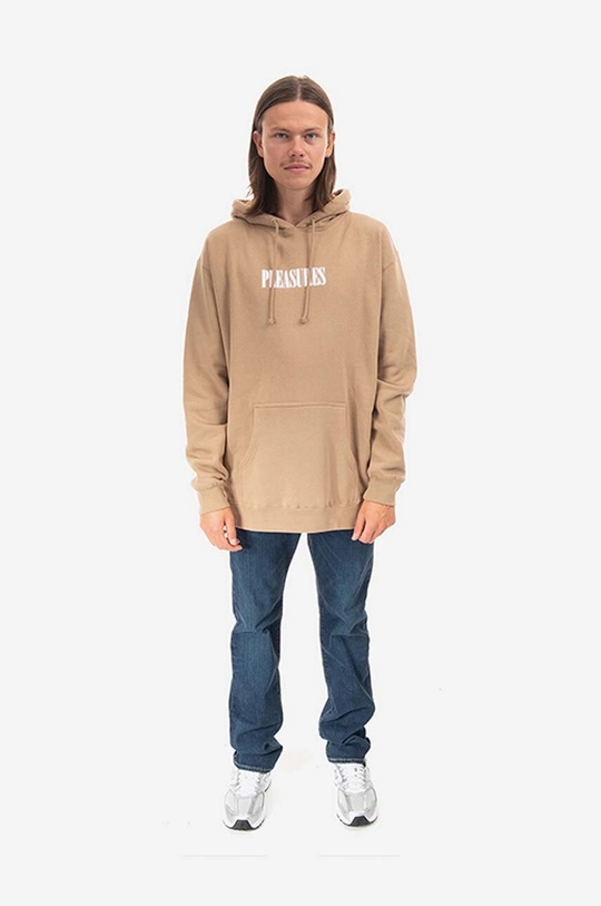 PLEASURES sweatshirt brown