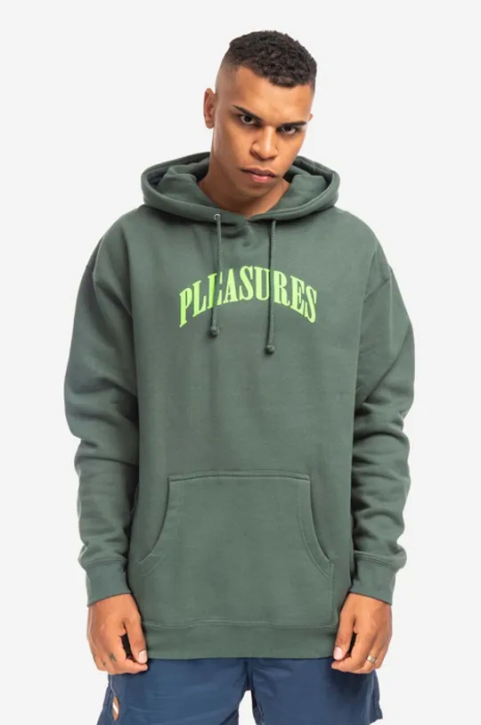 green PLEASURES sweatshirt Men’s