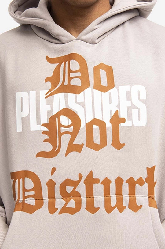 beżowy PLEASURES bluza Do Not Disturb Hoodie