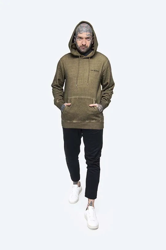 Βαμβακερή μπλούζα Han Kjøbenhavn Casual Hoodie πράσινο