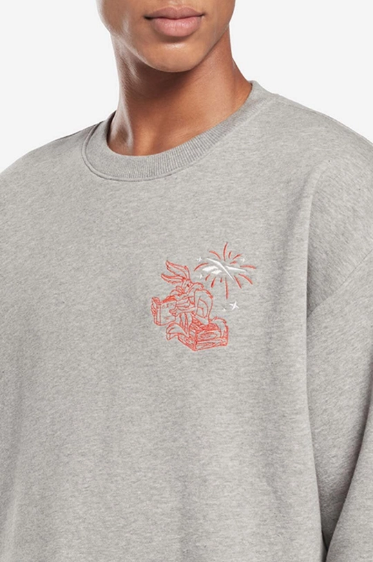 gray Reebok Classic sweatshirt Looney Tunes