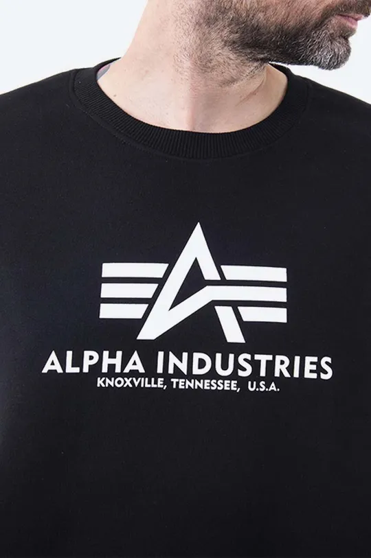 Кофта Alpha Industries Basic OS Sweater  80% Бавовна, 20% Поліестер