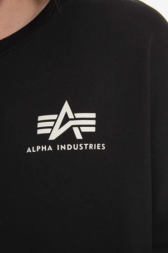czarny Alpha Industries bluza