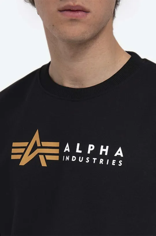 чёрный Кофта Alpha Industries