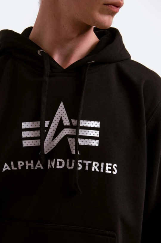 чёрный Кофта Alpha Industries Bluza Alpha Industries 3D Logo Hoody 128341 03