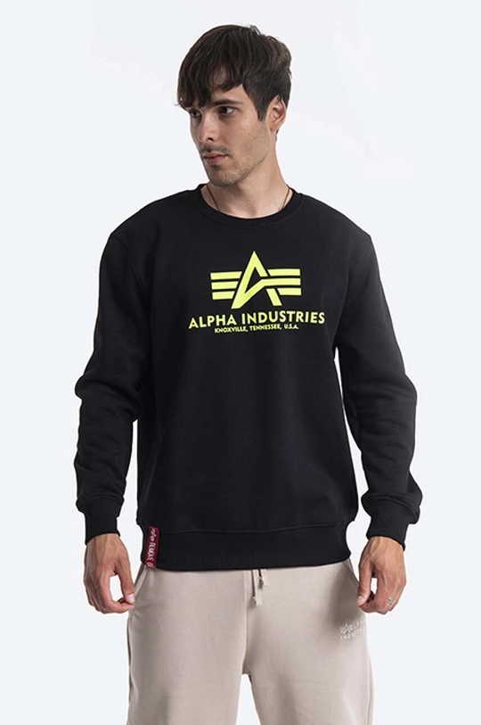 Alpha Industries bluză bluză Alpha Industries Basic Sweater 178302NP 478 De bărbați