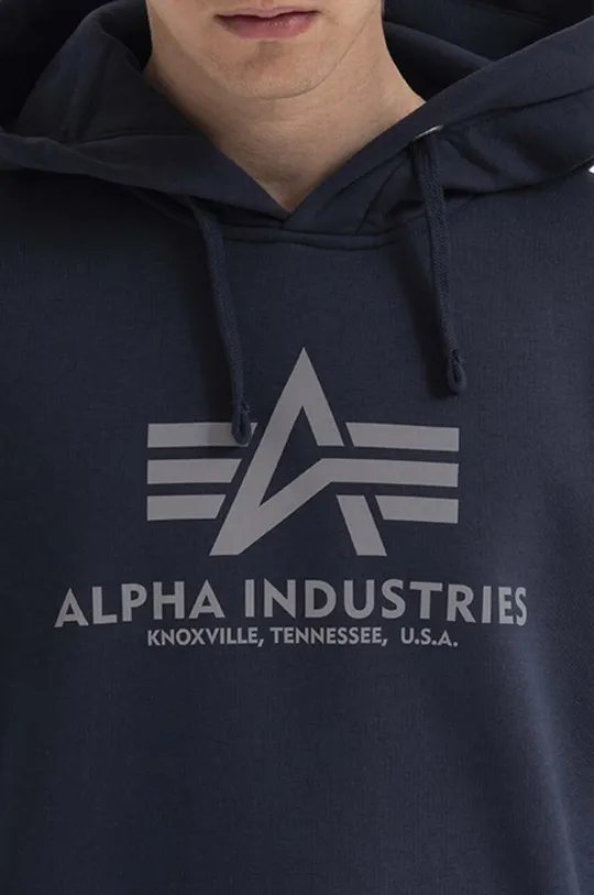 тёмно-синий Кофта Alpha Industries
