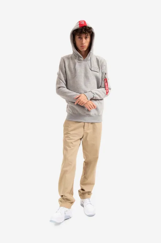 Alpha Industries sweatshirt gray