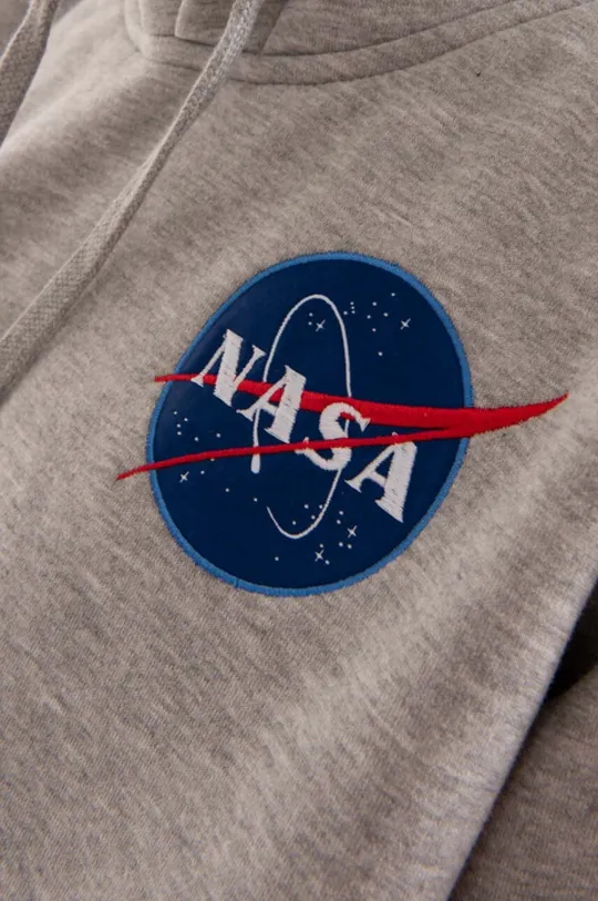 gri Alpha Industries bluză Space Shuttle Hoody