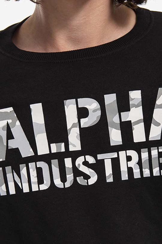 μαύρο Μπλούζα Alpha Industries