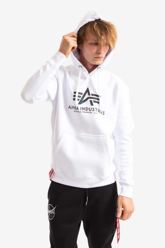 white Alpha Industries sweatshirt Basic Men’s