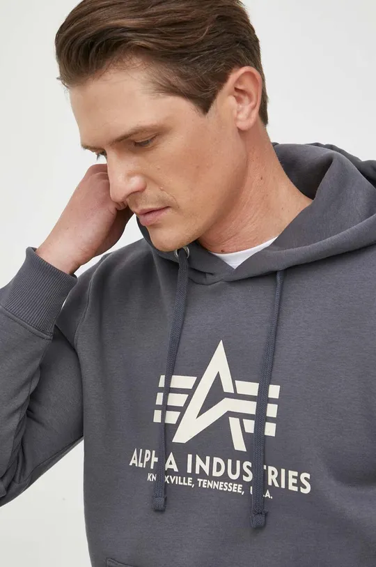 gri Alpha Industries bluză Basic