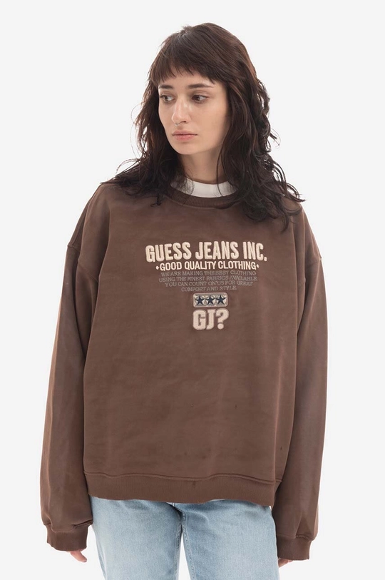 Pamučna dukserica Guess Crewneck Sweatshirt