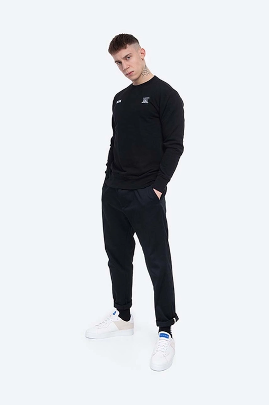 Wood Wood cotton sweatshirt Hugh Sweatshirt black