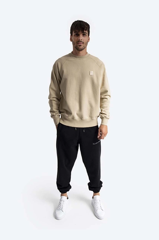 Filling Pieces bluza bawełniana Lux Crewneck beżowy