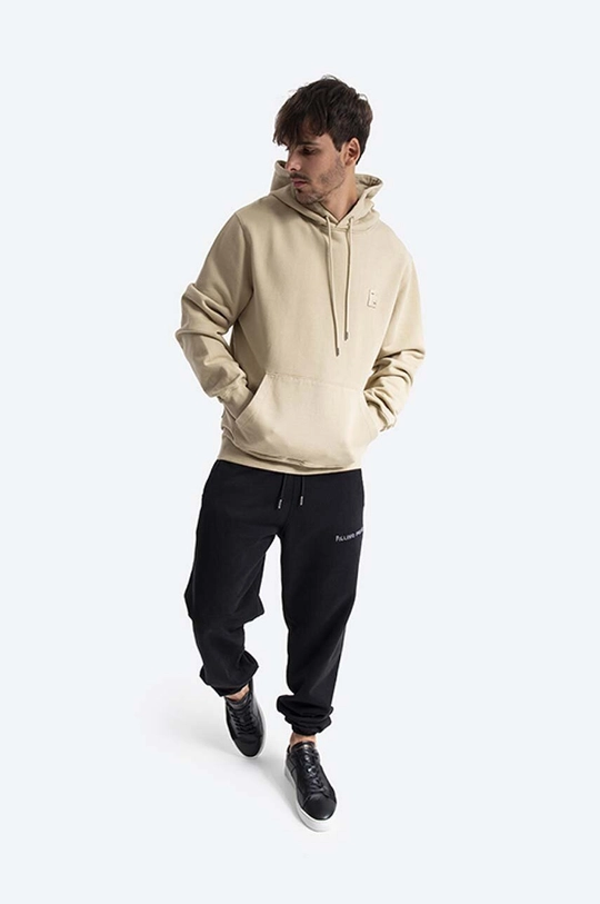 Βαμβακερή μπλούζα Filling Pieces Lux Hoodie μπεζ