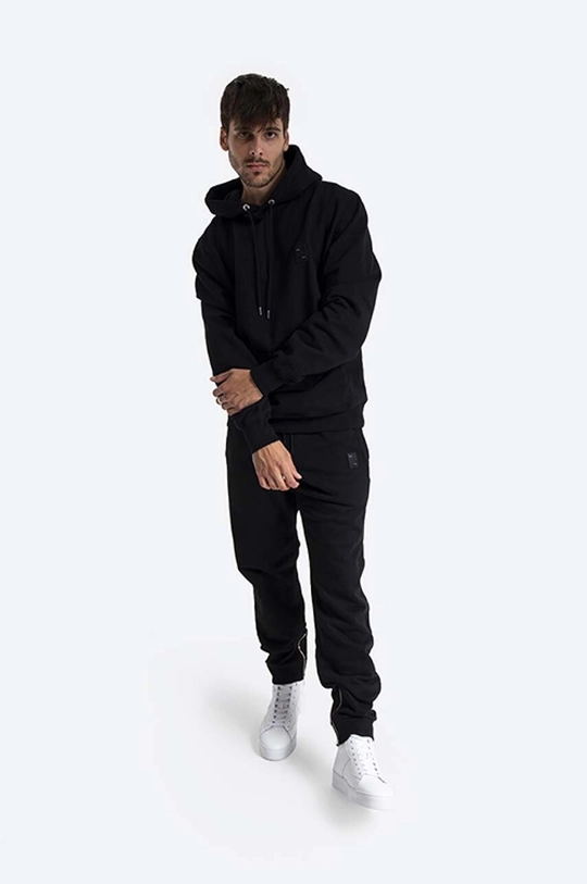 Bavlněná mikina Filling Pieces Lux Hoodie černá