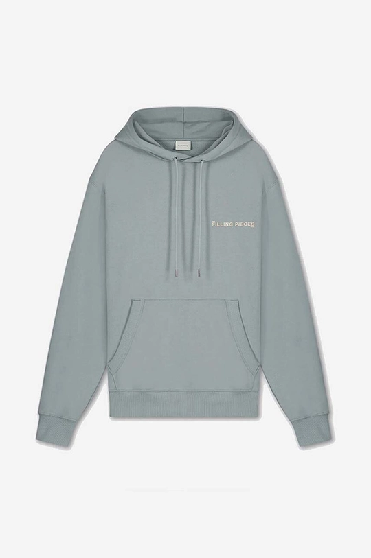 Bavlnená mikina Filling Pieces Core Hoodie Lead  100 % Organická bavlna