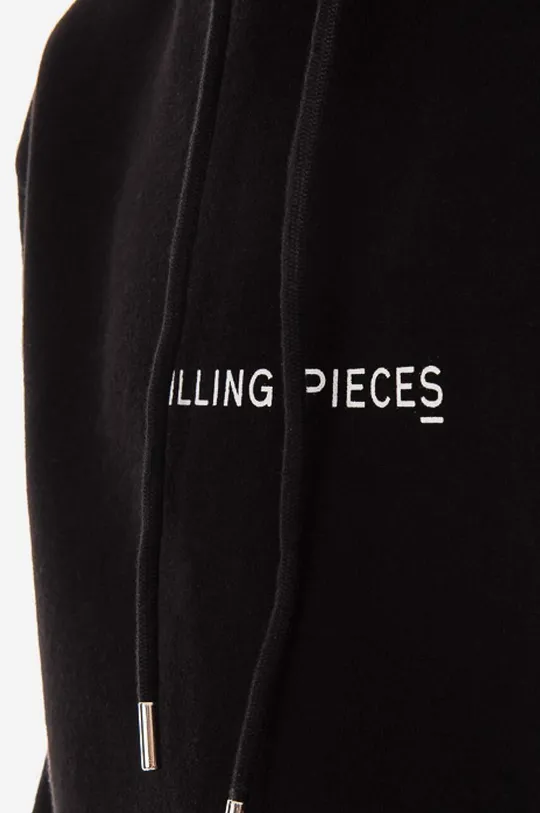 black Filling Pieces cotton sweatshirt Signature Hoodie
