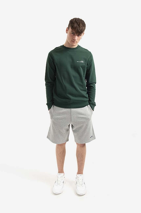 A.P.C. cotton sweatshirt Sweat Item COEAS-H27608 BLACK green