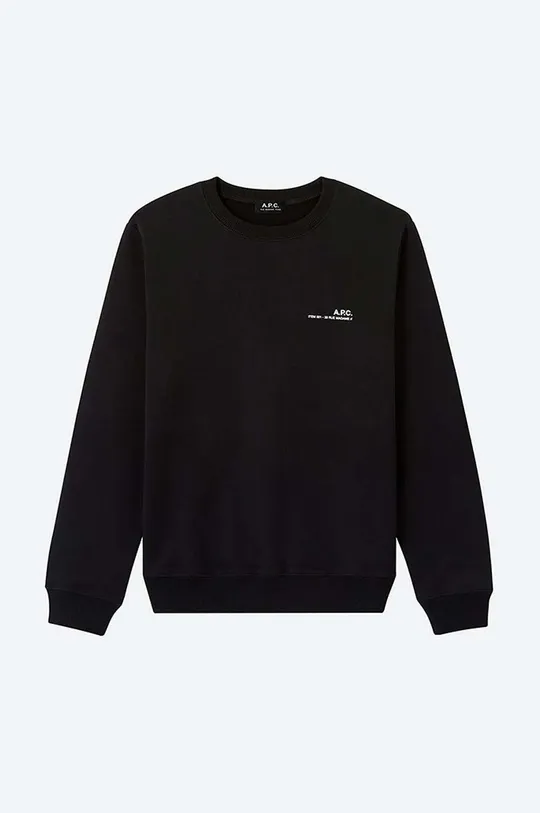 A.P.C. cotton sweatshirt Sweat Item COEAS-H27608 BLACK Men’s