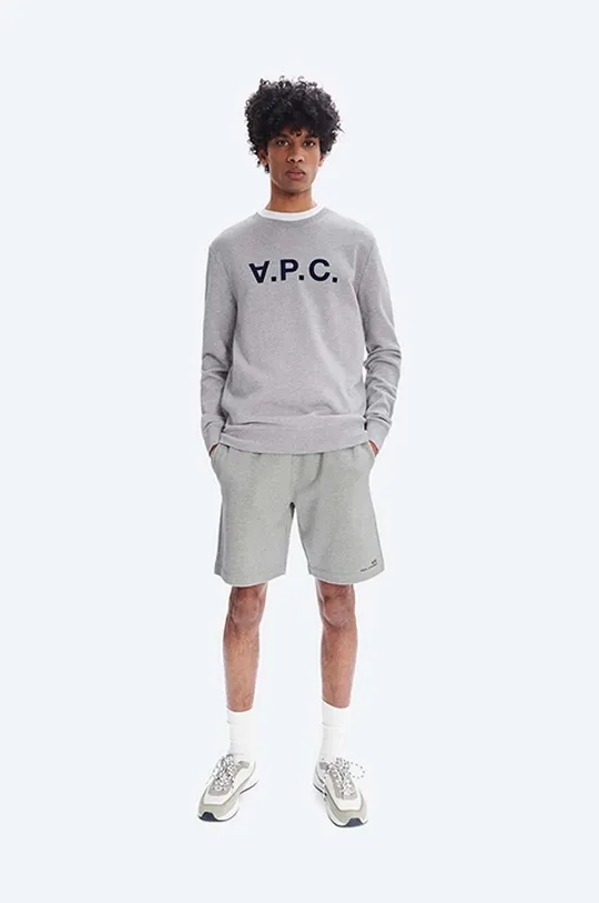 A.P.C. cotton sweatshirt Sweat Vpc gray