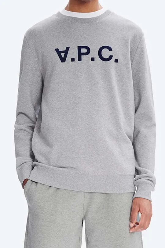 gray A.P.C. cotton sweatshirt Sweat Vpc