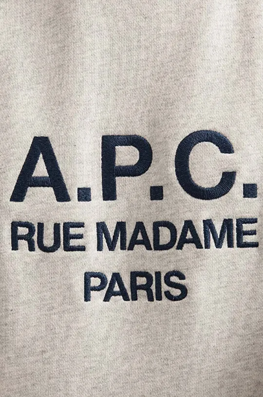 серый Хлопковая кофта A.P.C. Sweat Rufus