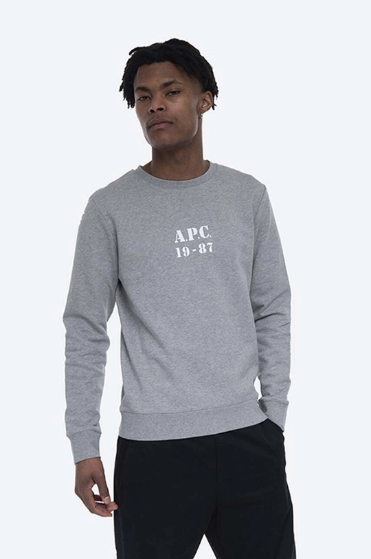 A.P.C. bluza bawełniana Sweat Gaby Męski