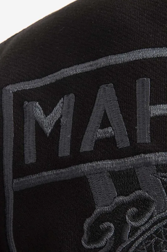 Памучен суичър Maharishi Maha Force Embroidered Crew 8075 BLACK Чоловічий