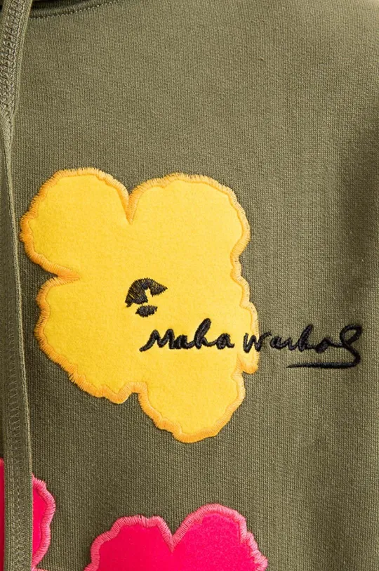Βαμβακερή μπλούζα Maharishi x Warhol Flowers Ανδρικά