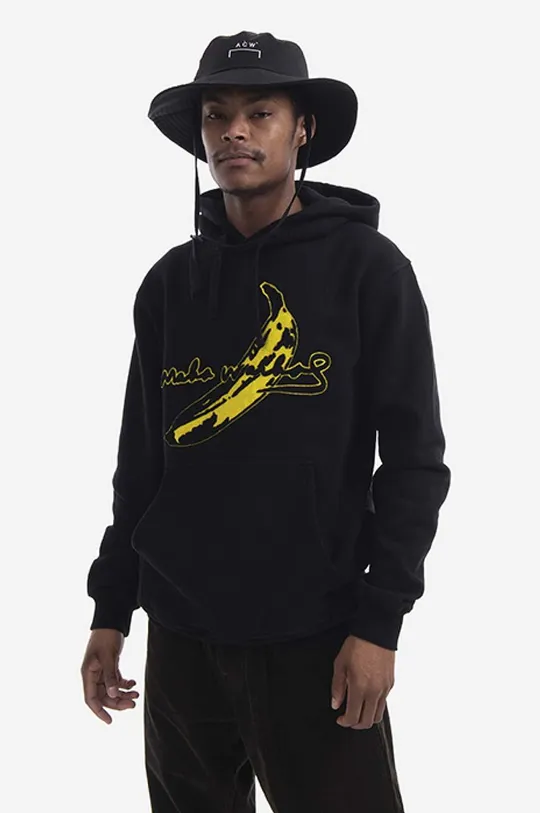 black Maharishi cotton sweatshirt Banana x Warhol Men’s