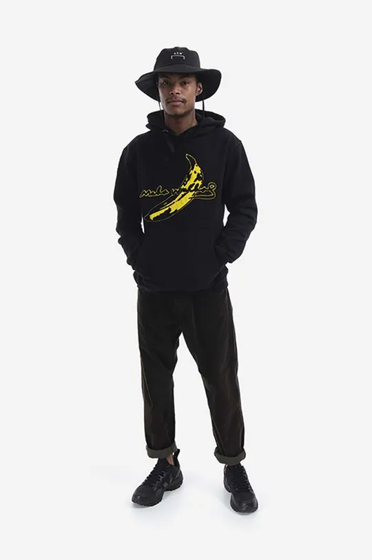 Maharishi cotton sweatshirt Banana x Warhol black