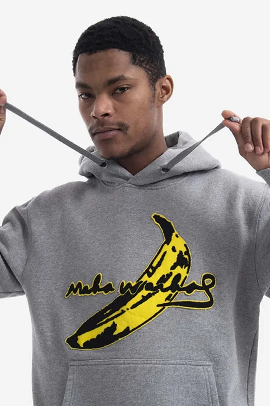 gray Maharishi cotton sweatshirt Chanile Banana Maharishi x Warhol