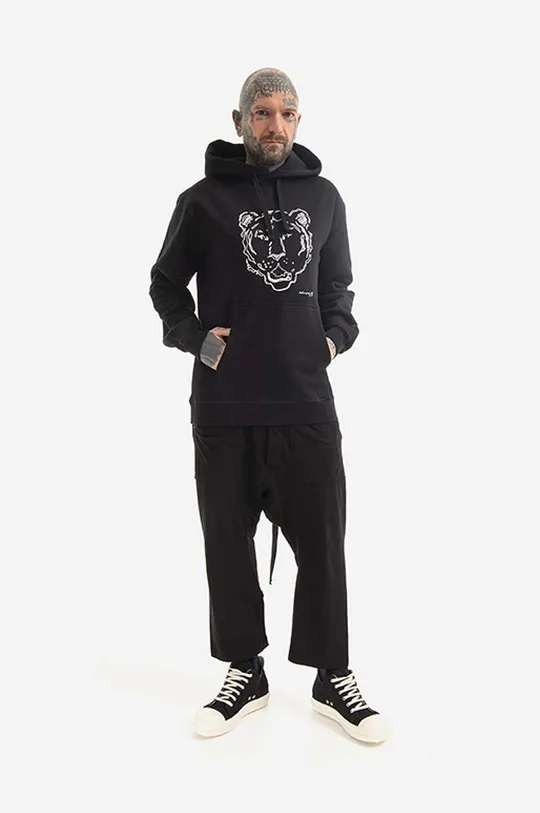 Maharishi cotton sweatshirt Tiger x Warhol black