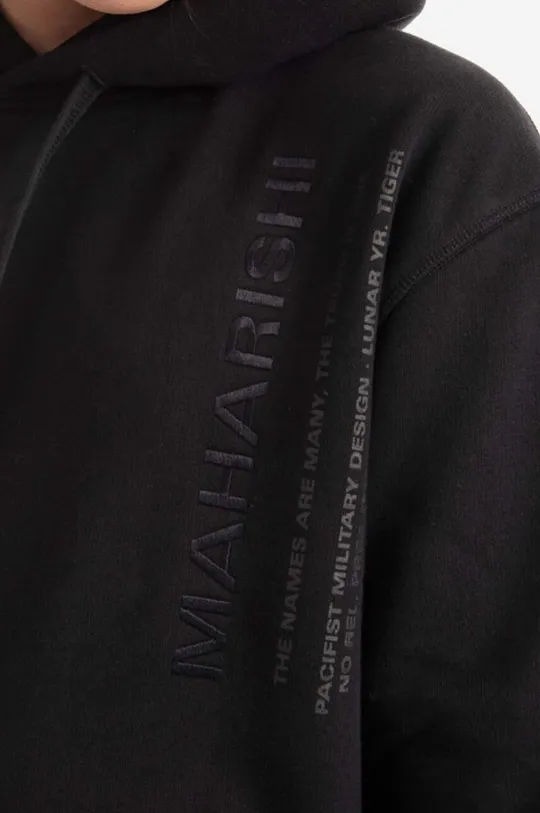 black Maharishi cotton sweatshirt Miltype