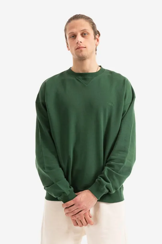 zielony Drôle de Monsieur bluza bawełniana Męski