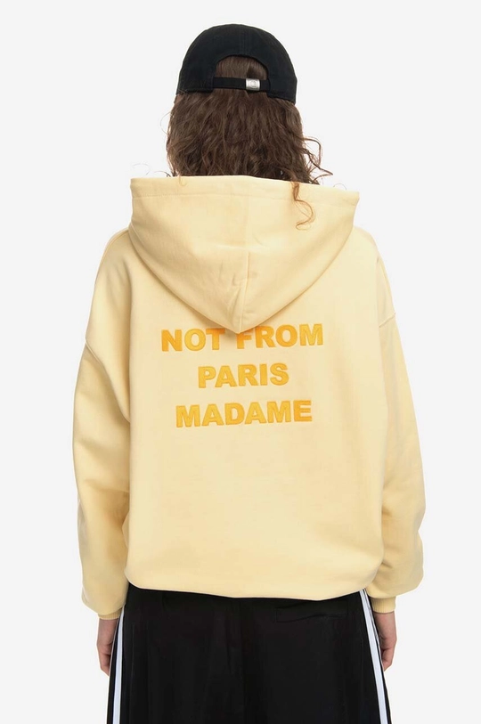 Bavlnená mikina Drôle de Monsieur Le Hoodie Classique HO101 LIGHT YELLOW