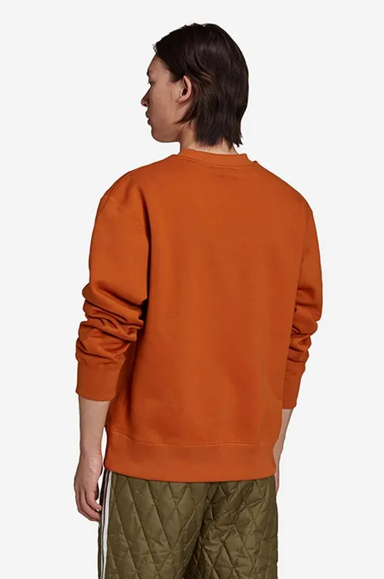 Dukserica adidas Originals Adicolor Trefoil Crewneck Sweatshirt smeđa