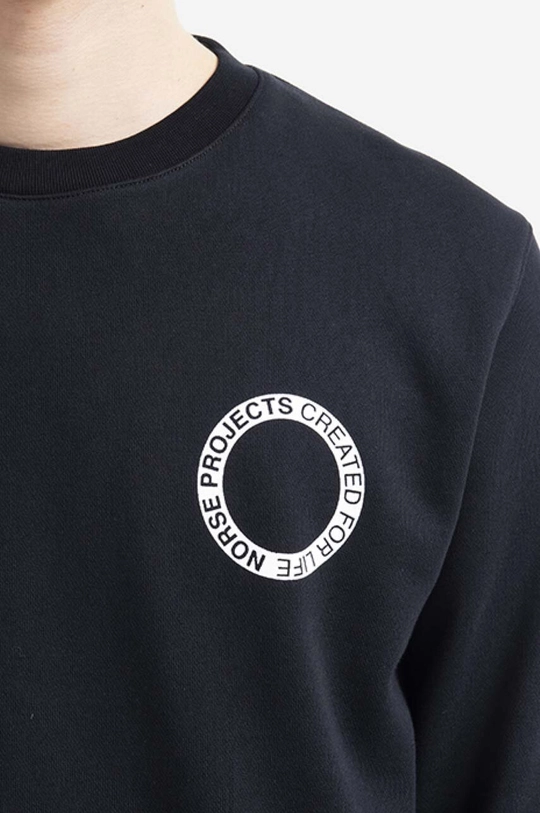 чёрный Хлопковая кофта Norse Projects Vagn BMC Logo Print