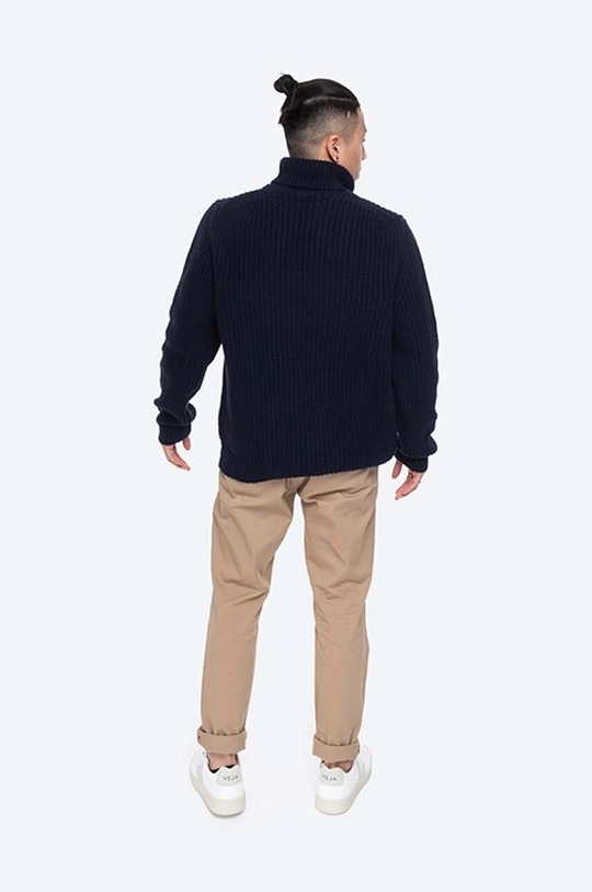 Norse Projects sweter wełniany Arild Roll Neck 100 % Wełna