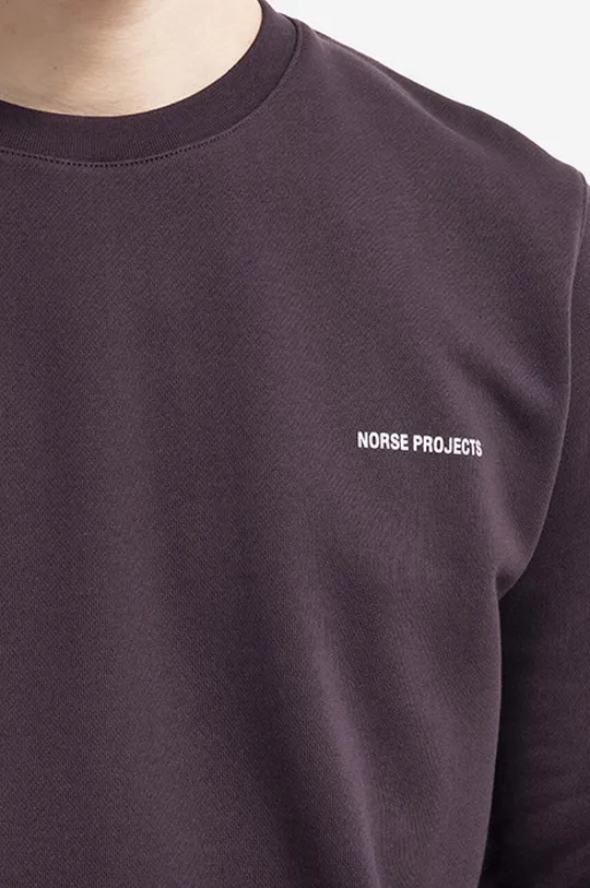 πολύχρωμο Βαμβακερή μπλούζα Norse Projects Vagn Logo