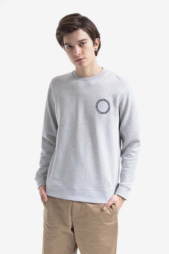 сив Памучен суичър Norse Projects Vagn BMC logo print N20-1284 1026 Чоловічий