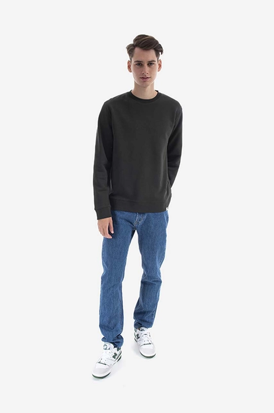 Norse Projects bluza bawełniana Vagn Classic Crew zielony