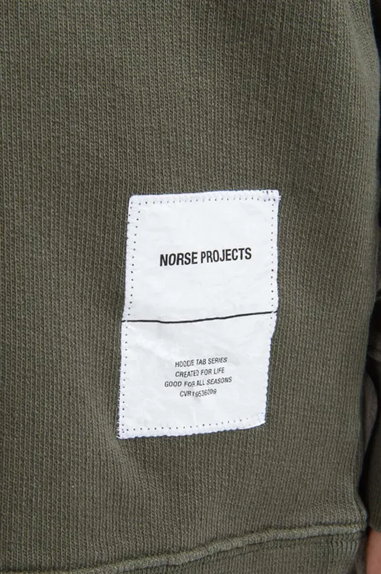 Norse Projects felpa in cotone Fraser Tab Series Uomo