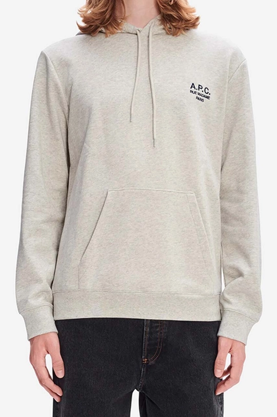 A.P.C. cotton sweatshirt Hoodie Marvin COEZD-H27733 BLACK Men’s