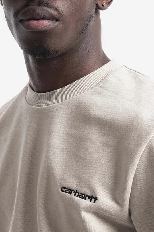 beige Carhartt WIP sweatshirt Script Embroidery