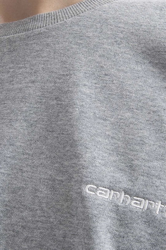 gri Carhartt WIP bluză Script Embroidery